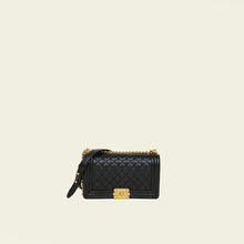 Chanel Black Le Boy Quilted Medium Flap Bag