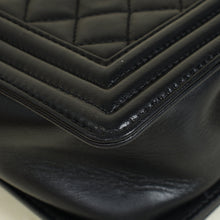 Chanel Black Le Boy Quilted Medium Flap Bag
