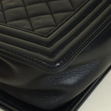 Chanel Black Le Boy Quilted Medium Flap Bag