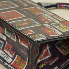 Christian Louboutin Black Multicolor Piste Aux Etoiles Tarot Embroidered Elisa Top Handle Bag