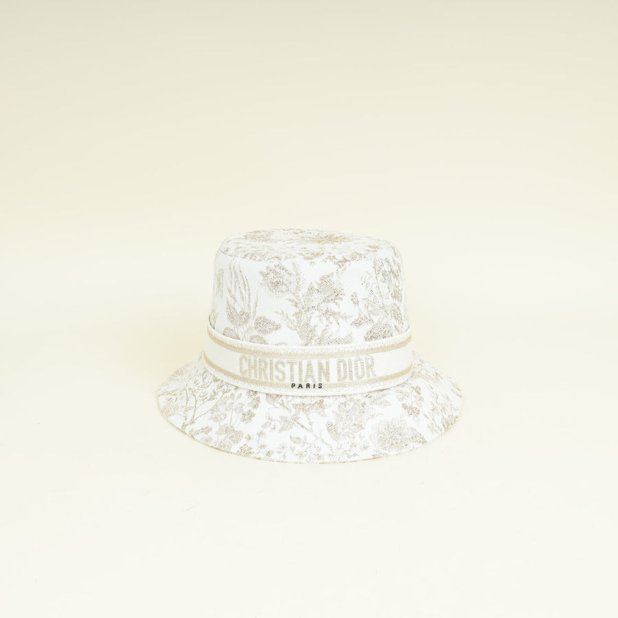 Christian Dior Bicolor Embroidered Bucket Hat