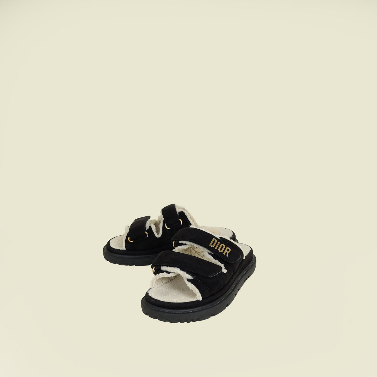 Christian Dior Black Dioract Slide MT 37.5