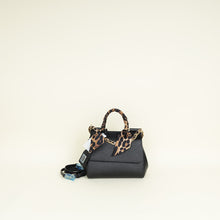 Dolce & Gabbana Black Scarfed Sicily Small Bag