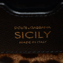 Dolce & Gabbana Black Scarfed Sicily Small Bag