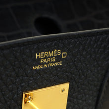 Hermes Noir Birkin 30 Touch Bag