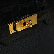 Hermes Noir Birkin 30 Touch Bag