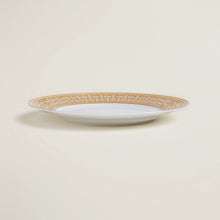 Hermes Porcelain Mosaique Au 24 Gold Dinner Plate (Set of 2)