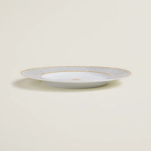 Hermes Porcelaine Mosaique Au 24 Gold Presentation Plate (Set of 2)
