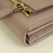 Prada Cameo Metal Wallet w/ Detachable Card Holder