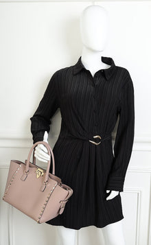 Valentino Poudre Rockstud Double Handle Tote Small Bag
