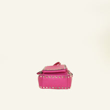 Valentino Dark Fuchsia Rockstud Mini Backpack Bag