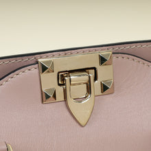 Valentino Poudre Rockstud Double Handle Tote Small Bag