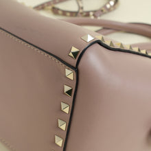 Valentino Poudre Rockstud Double Handle Tote Small Bag