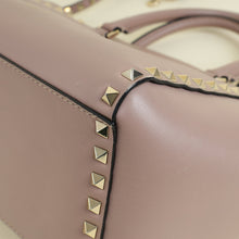 Valentino Poudre Rockstud Double Handle Tote Small Bag