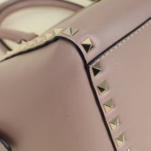 Valentino Poudre Rockstud Double Handle Tote Small Bag