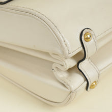 Valentino Cream Vlogo Stud Sign Shoulder Bag