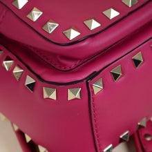 Valentino Dark Fuchsia Rockstud Mini Backpack Bag