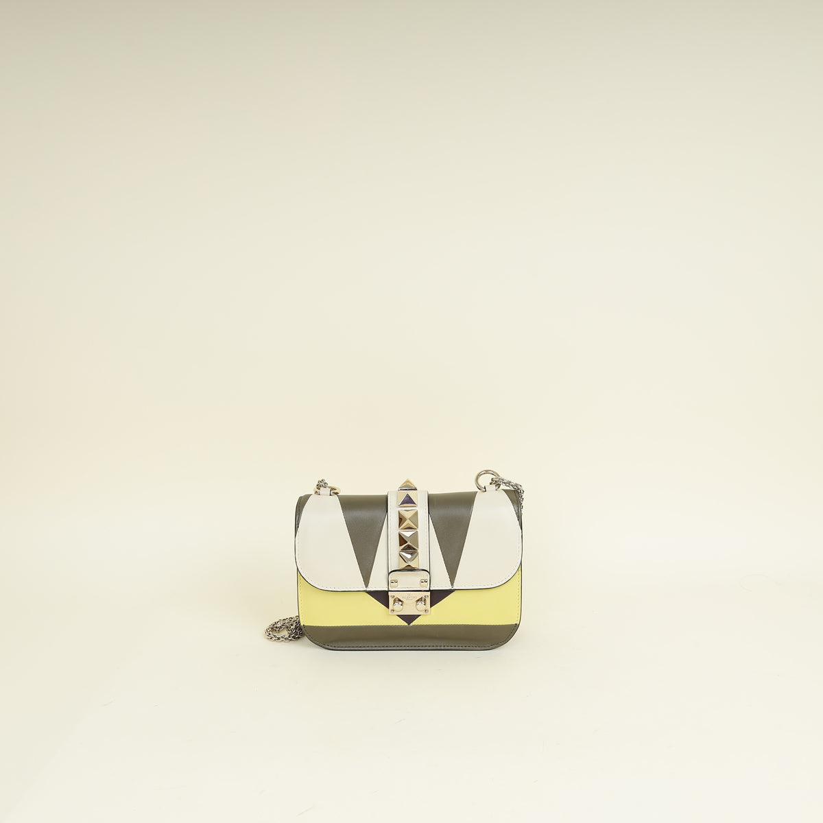Valentino Multicolor Glam Lock Shoulder Bag